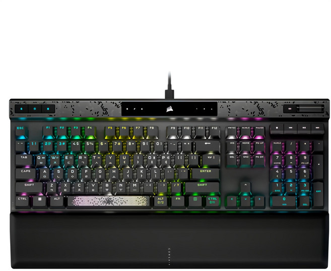 커세어 K70 MAX RGB MGX 마그네틱축 게이밍 기계식 키보드, 스틸 그레이, 마그네틱축(자석축)