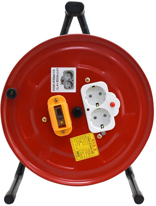 전선릴 접지 차단 1.5SQ 2.5SQ 산업용 연장선 릴선 리드선 니드선 전기 고용량, 1개, 전선릴 차단 2.5SQ 50M DSE-2550