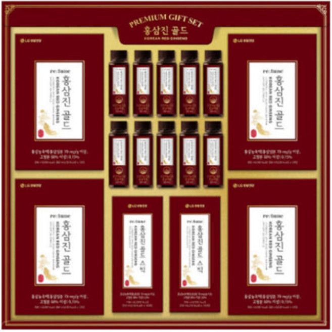 LG 생활건강리튠 홍삼진 골드 3종 기획세트A5, 단일옵션