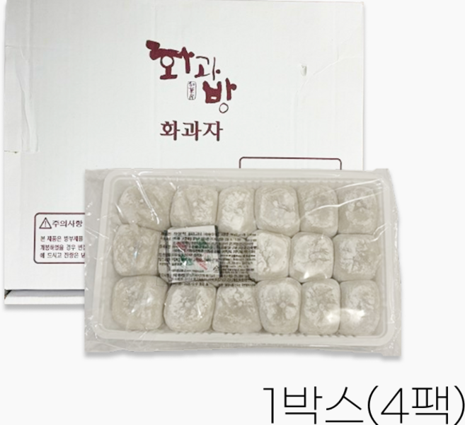 대두 화과방 찹쌀떡, 1박스, 3.96kg