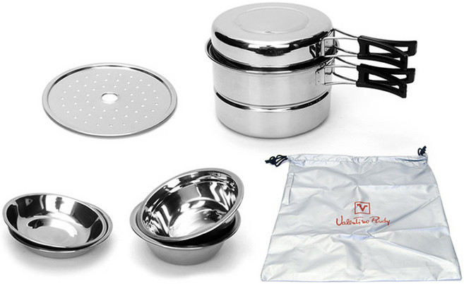 [서원상사] 1-2인용 미니코펠 3종, {"선택":"퀸센스 스텐코펠 8P"}, 1개