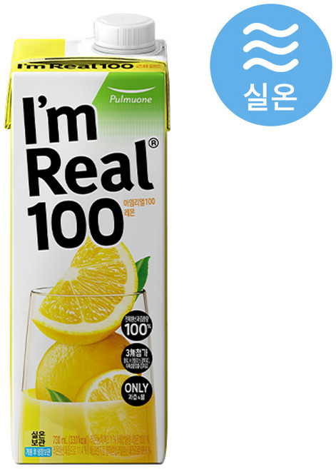 아임리얼 100 레몬, 1개, 730ml