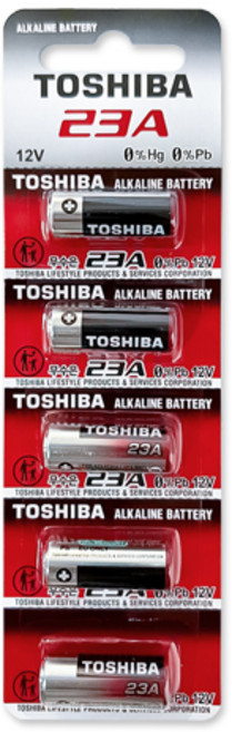 도시바 12V23A 알카라인 무수은 건전지 5개입 최근입고, 1개