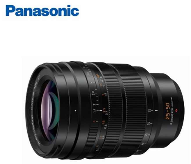 파나소닉 PANASONIC LEICA DG VARIO SUMMILUX 25-50mm F1.7 ASPH (H-X2550) 대구경 망원 줌 렌즈