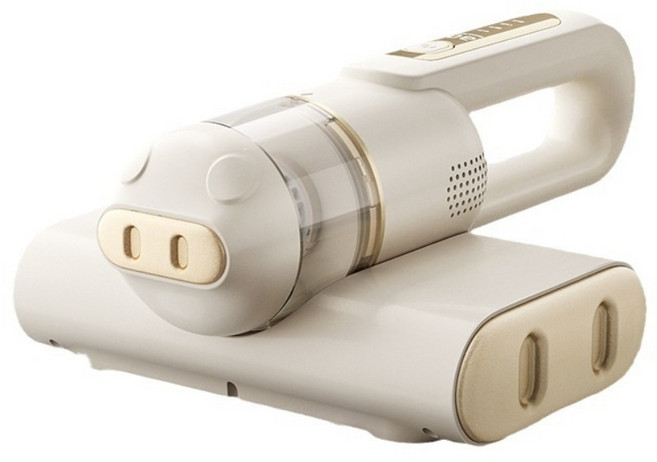 HA.M 침구 청소기 UV 무선 스마트 살균 듀얼 집먼지진드기 진드기 청소기, 아이보리