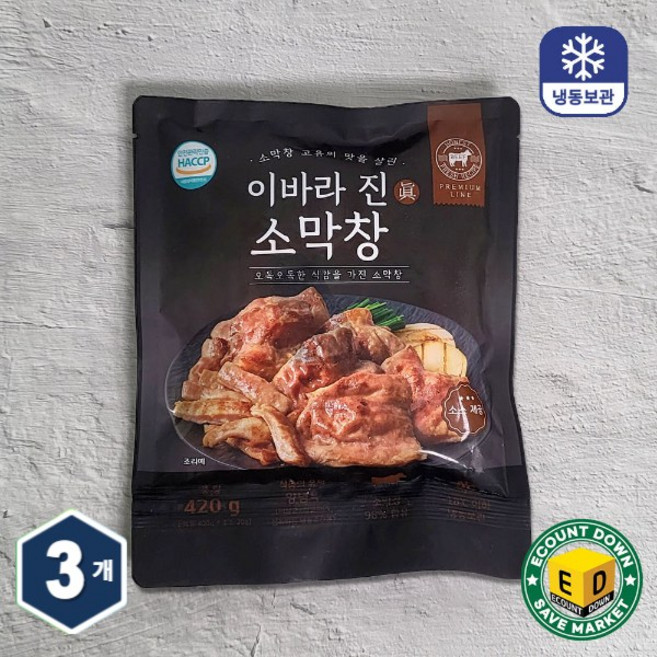 대구 달구벌 이바라 진 소막창 420g (소스20g포함), 3개