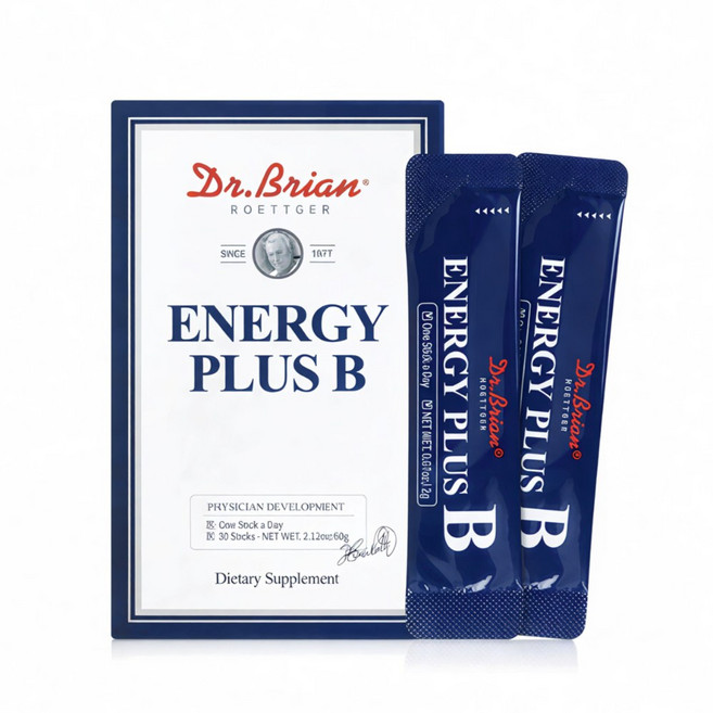 닥터브라이언 에너지 플러스B 스틱형 성인남녀공용 에너지 건강기능식품 30포, 2g, 30개