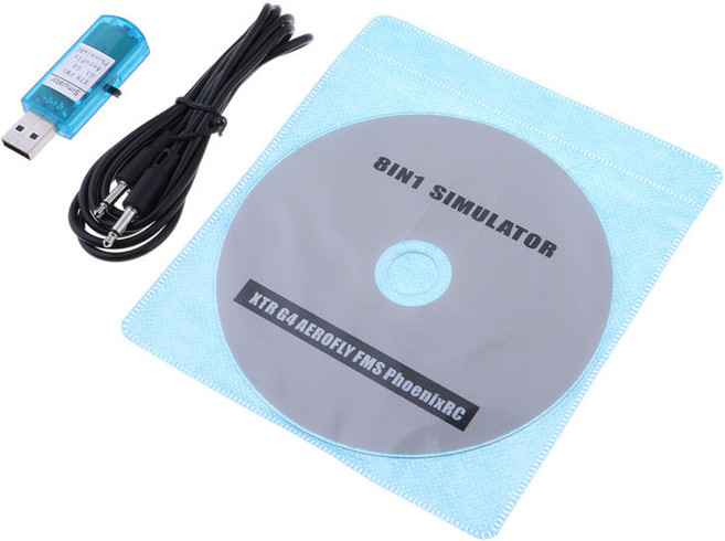 shangren 8 in 1 소프트웨어 rc usb 비행 시뮬레이터 케이블 비행 업그레이드 시뮬레이션 헬리콥터 쿼드 헬리콥터, 설명, 플라스틱, 설명 설명, 1개