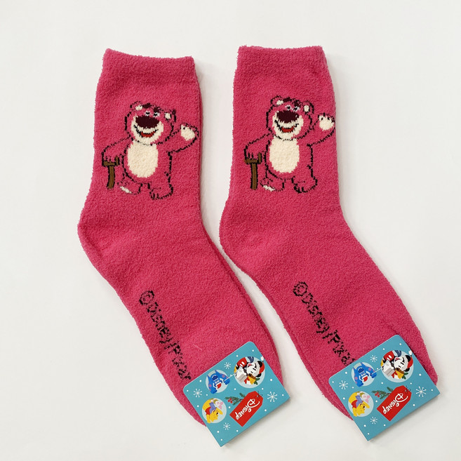 토이스토리 랏소 캐릭터 수면양말 귀여운 커플 캠핑 양말