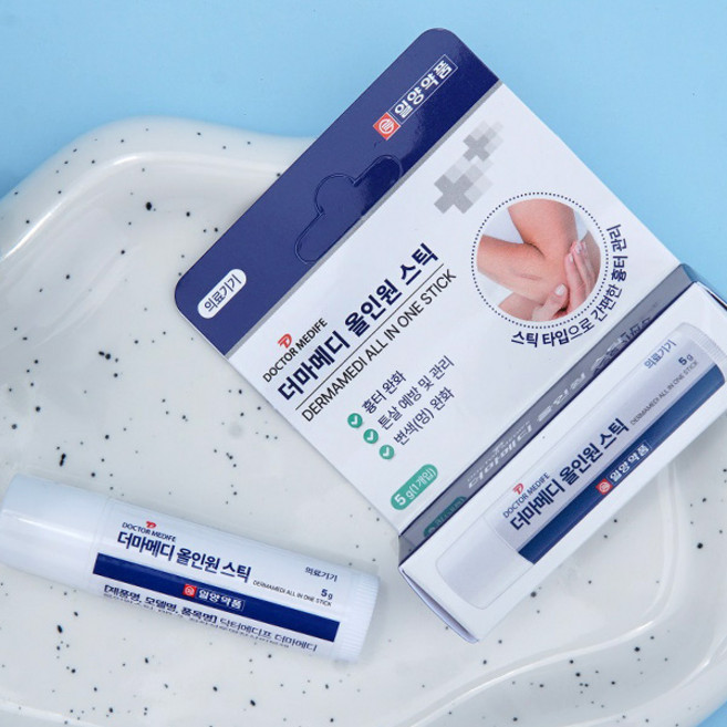 [임박특가 26.06] 일양약품 튼살 멍 가려움 흉터 케어 더마메디 올인원 스틱 5g, 일양_DM_더마메디_올인원스틱_5g, 1개