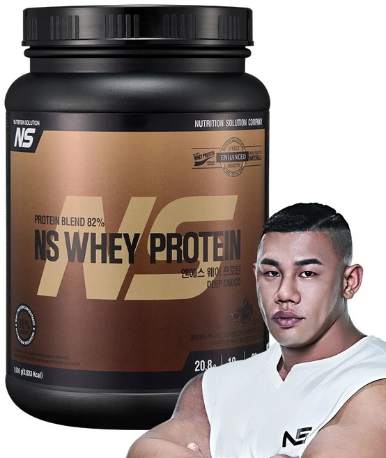 NS 웨이프로틴 초코맛 단백질보충제 프로틴, 1개, 1kg - 쿠팡