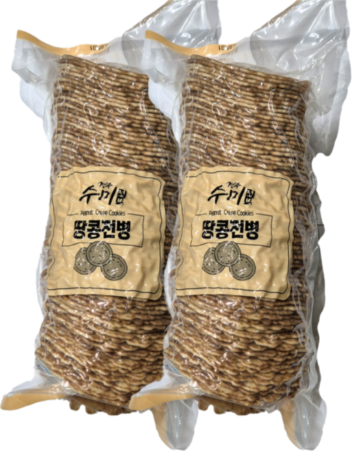 땅콩전병 추억의 옛날 전병 과자, 700g, 2개