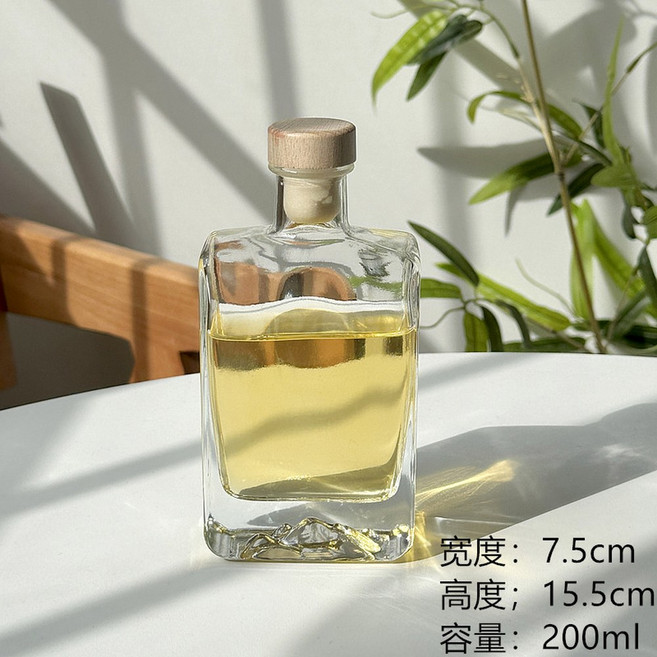 유리병 콜드브루 티병 휴대용 밀폐 용기, 방산목색콜드브루병 빅사이즈