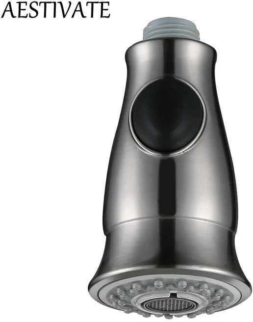 욕실 탭 수도꼭지 풀아웃 스프레이 샤워 헤드 설정 주방 예비 교체 분무기 블랙 스프링클러 부품, 02 12002BN