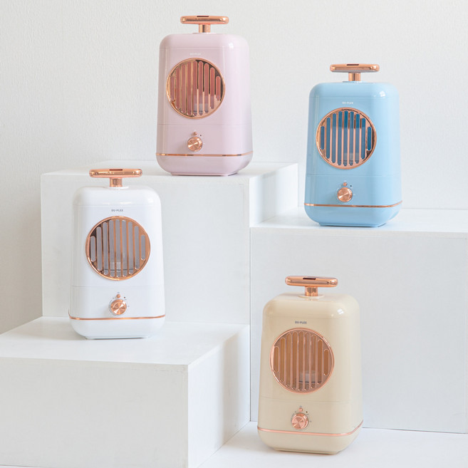 듀플렉스 빈티지 컬러 빈토 가습기 4L, DP-T3UHB(블루)