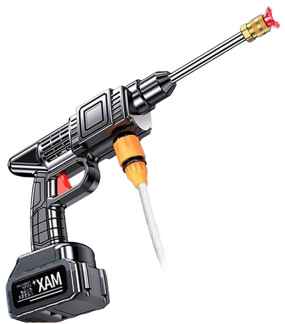 충전식 고압 분사기 전동 살포기 농업용 농약분무기 세차건 스프레이 농업 배터리 살수기, 표준 고압 모터 표준 리튬 1개 박스 포장