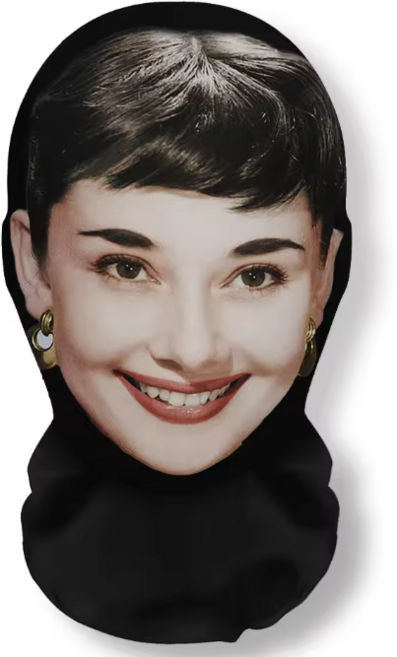 칸예마스크 캐릭터가면 복면마스크 가면 쓸데없는선물 칸예복면, 오드리햅번, 1개