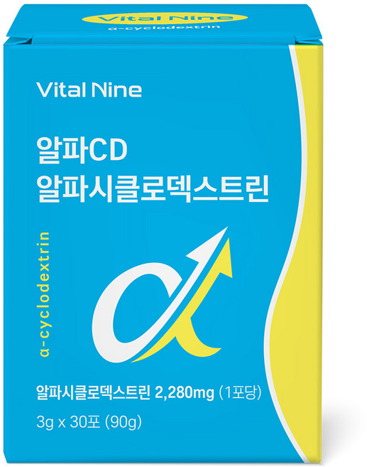 하루 한 알의 체중 관리 알파CD 알파시클로덱스트린 (스틱) HACCP, 90g, 1개