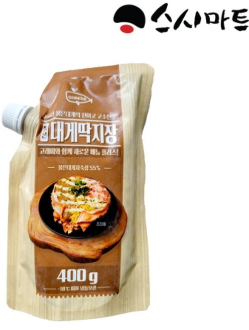 스시마트 붉은대게딱지장, 1개, 400g