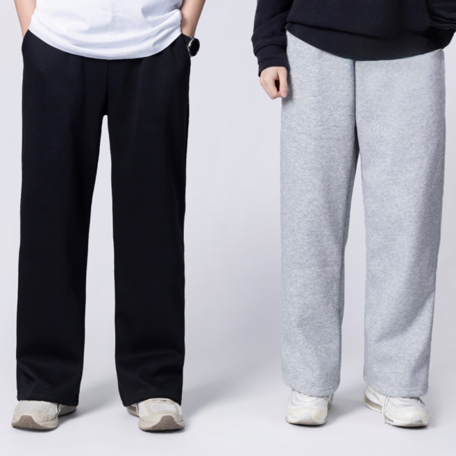 1+1 버닝몬스터 빅사이즈 와이드 트레이닝 팬츠