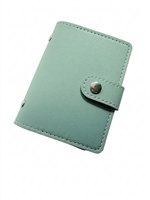 DAESIN특가 편리한 똑딱이 가죽 카드지갑 명함 용돈 여행 지갑