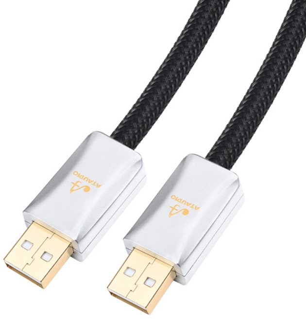 ATAUDIO 하이파이 USB 오디오 케이블 DAC 믹서용 하이 퀄리티 타입 A-B 6N OCC 코어 3u 금도금 플러그 C타입 A-A 케이블, 02 type  A-A_04 3m, 1개