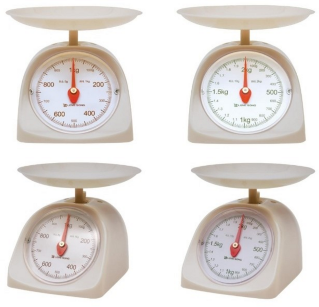 남선 러브송 저울 제빵 제과 조리 베이킹 계량 사료계량 아날로그 주부저울 2kg, 1개
