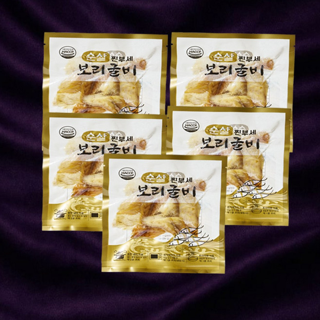 성광수산 영광 법성포 찐 보리굴비 특대 5마리 완벽손질 선물세트, 1세트, 순살 찐 부세 보리굴비 70g 10팩