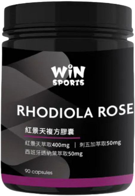 WIN SPORTS 紅景天複合膠囊, 1個, 90顆
