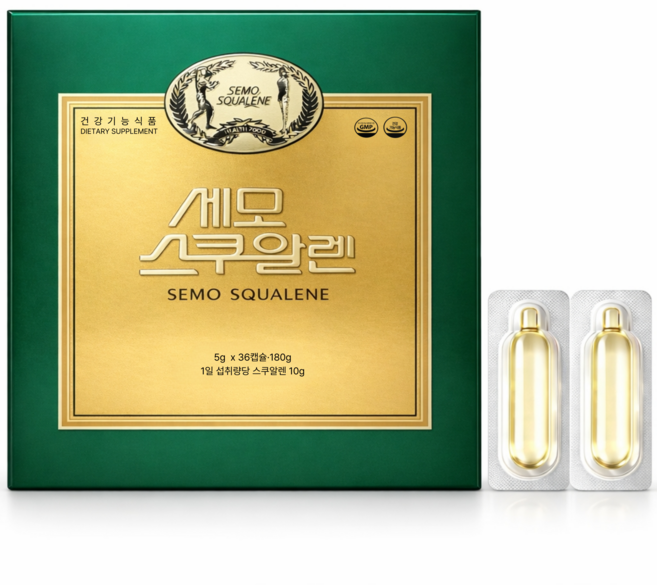 세모스쿠알렌 5g x 36캡슐 + 사은품, 1개, 36정
