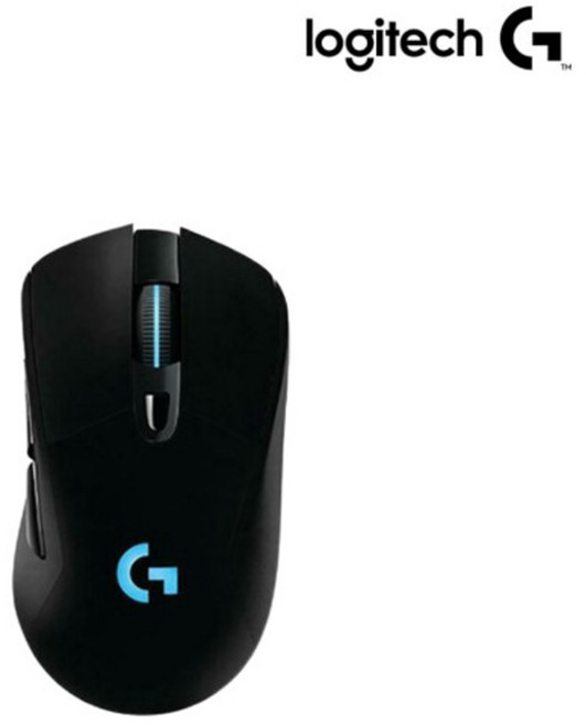 [쿠팡수입] 로지텍 G703 LIGHTSPEED 무선 게이밍 마우스 HERO 센서 MR0080, G703 국내정품, 블랙