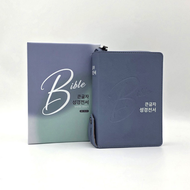 두란노 큰글자 성경전서 ( NKR62EBU / 개역개정 / 새찬송 / 스카이블루 )