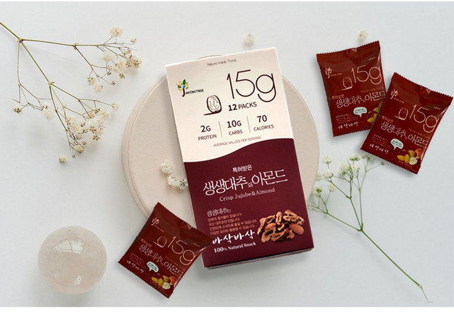 생생대추와 아몬드(15gX12개), 15g, 12개