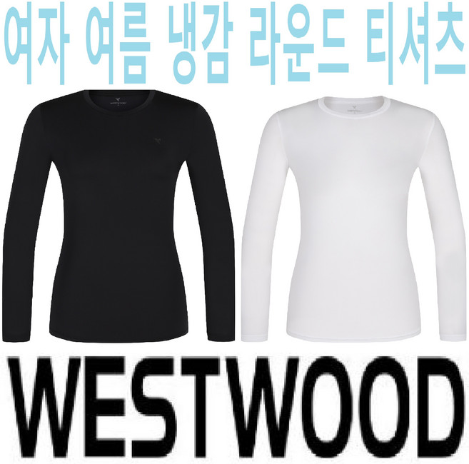 5층 웨스트우드 WESTWOOD 우먼 베이스 냉감 라운드 티셔츠 (여자 여름 냉감 쿨티 긴팔 이너티 쿨티셔츠) P2/708