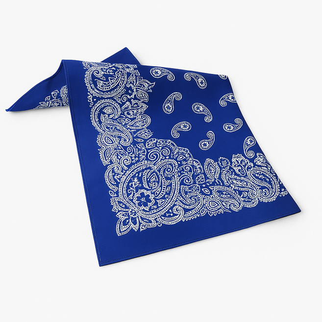 악세사리마켓 빅사이즈 60x60cm 22컬러 반다나 페이즐리 국산 면 레트로 대형 스카프 등산 캠핑 두건 러닝 운동회 체육대회 헤어밴드 손수건 1장