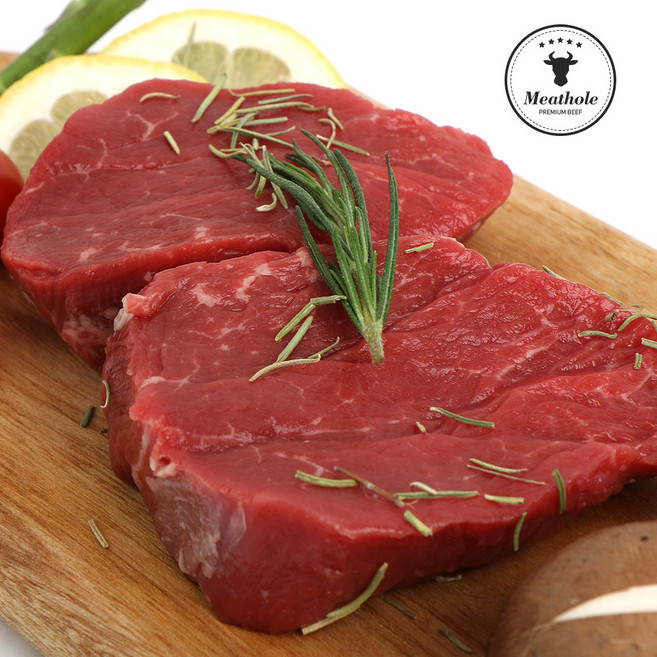 호주산 청정우 소고기 안심 스테이크 1kg (200gX5팩), 200g X 5팩, 1세트