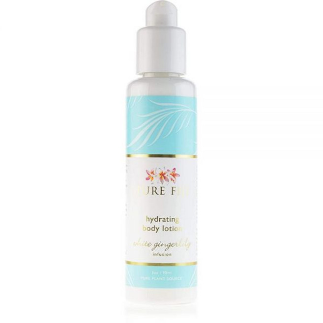 Pure Fiji 하이드레이팅 바디 로션 - 모이스처라이징 유기농 천연 코코넛 여행용 사이즈 코코넛- 비타민 E 프랜지파니 85g(3온스), Pure Fiji 하이드레이팅 바디 로션 - 모이스처라, 90ml, 85g