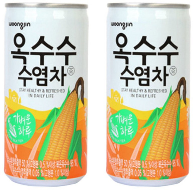 웅진 옥수수 수염차, 180ml, 30개