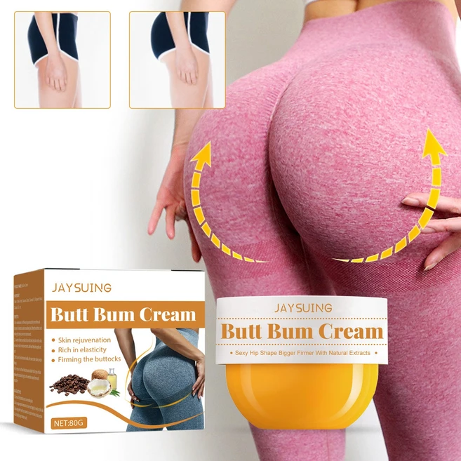 과라나 코코넛오일 엉덩이 범 크림 탱글탱글 바디라인 힙업 크림 BUTT BUM CREAM, 3개, 80g - 쿠팡