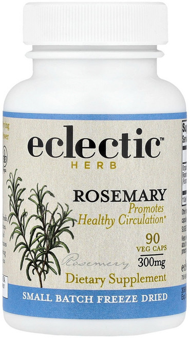 Eclectic Herb Freeze Dried Rosemary 300 mg 90 Veg Caps, Eclectic Herb, Freeze Dried Ro, 1개