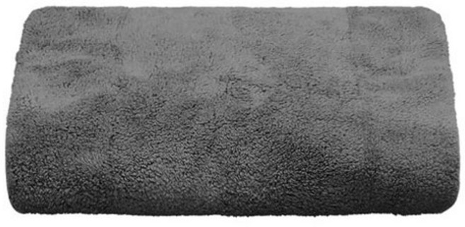 월드크린 보보 극세사 타월, 그레이, 1개, 1개입