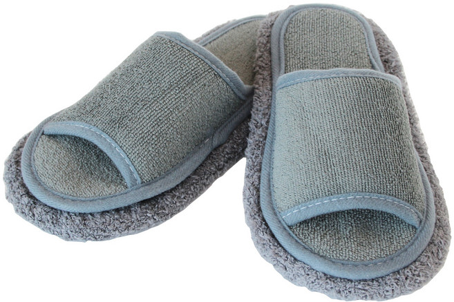 필굿리빙 모던 청소슬리퍼, 중(여자), 다크 그레이, 1개