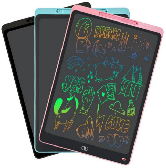 어린이 스마트 전자칠판 드로잉패드 메모패드, 블랙