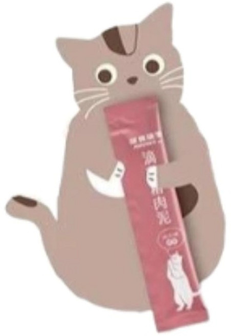 喵食喵事 肉泥 滴雞精肉泥 化毛 貓咪零食 寵物保健 台灣製造 犬貓適用, 14g, 1個, 活力雞-健康 單條