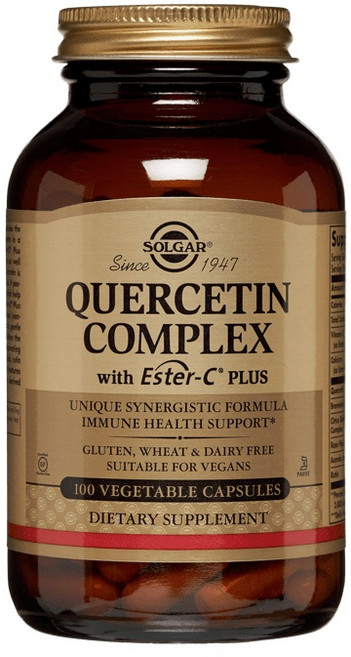 솔가 퀘르세틴 컴플렉스 애스터-C 플러스 베지터블 캡슐, 100정, 1개