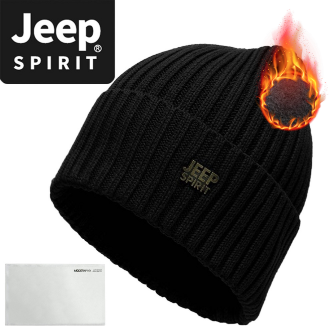 JEEP SPIRIT 캐주얼 비니모자 두꺼운 면