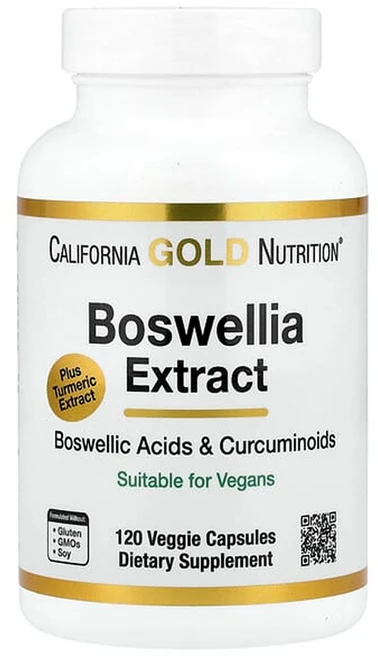 California Gold Nutrition 보스웰리아 강황 콤플렉스 Boswellia Turmeric Curcumin Complex 120정, 1개 - 쿠팡