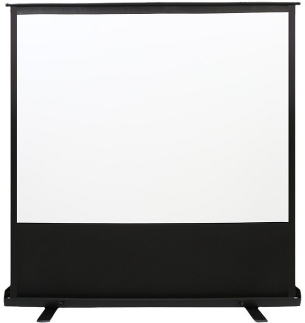 RTAKO 80吋 16:9 攜帶式免打孔地拉幕 投影螢幕, 80吋 16:9（177x100cm ）