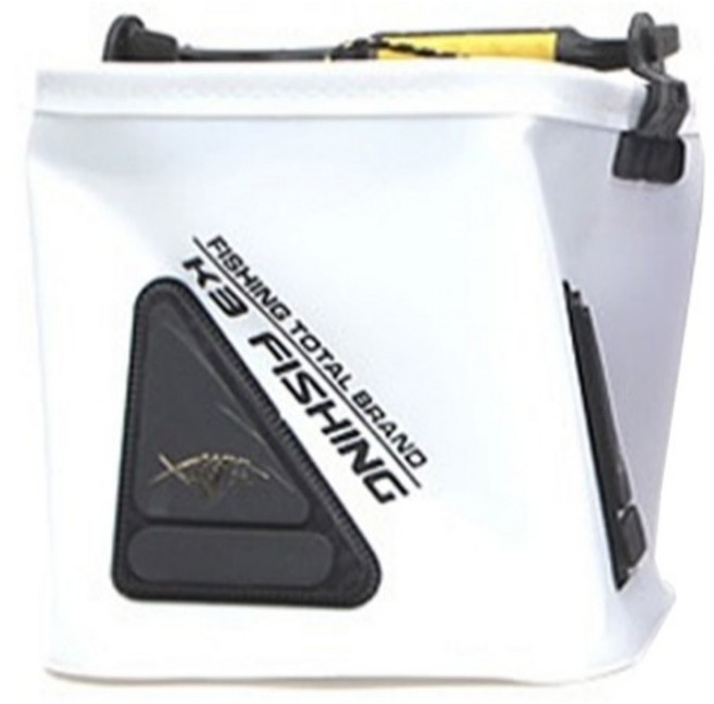 24L 두레박 어깨끈 세트 K3FISHING 낚시 해루질용 EVA두레박 5가지색상, 화이트
