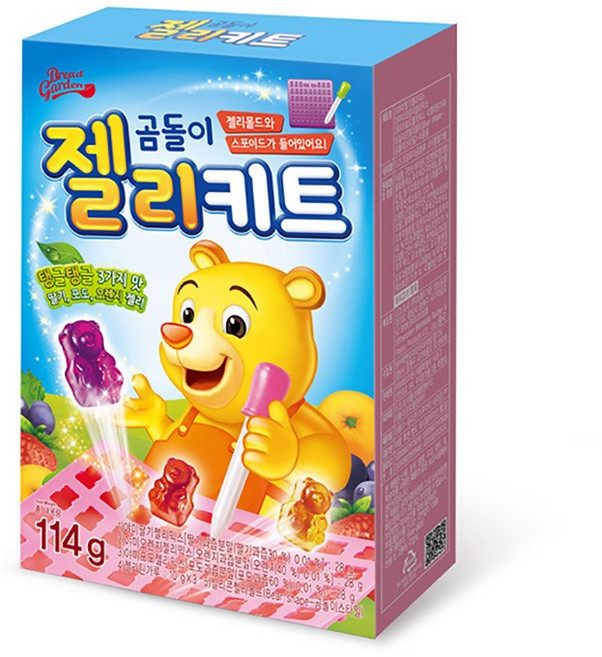브레드가든 곰돌이 젤리키트 114g 믹스, 1개